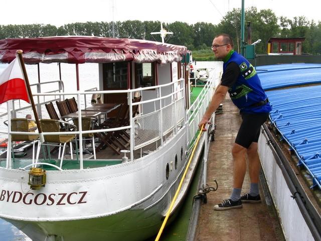 Na pokładzie barki-muzeum