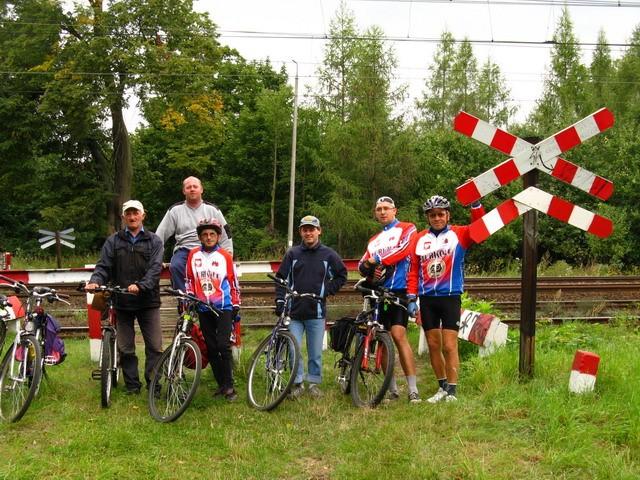 Przejazd kolejowy w pobliżu Maksymilianowa