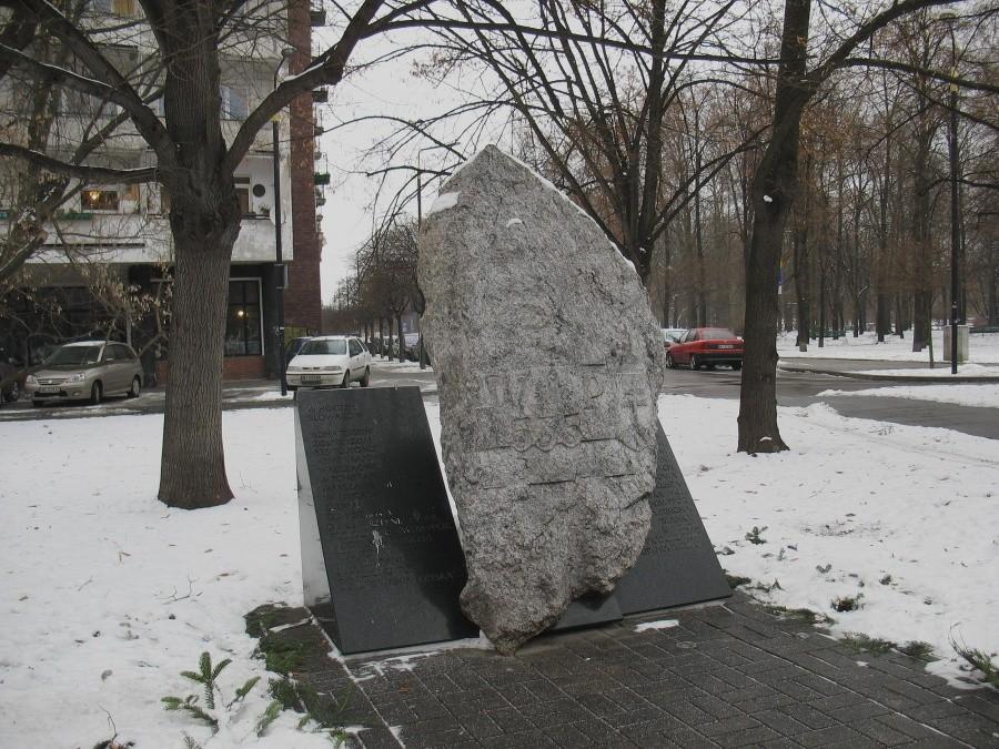 Kamień Słowaków z 535 Plutonu AK