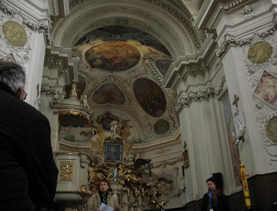 Kościół czerniakowski – sklepienie prezbiterium