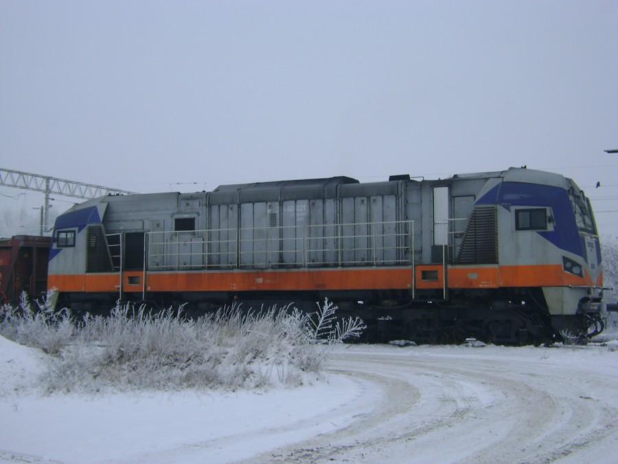 311D-11 DB Schenker na stacji Tomaszów Mazowiecki