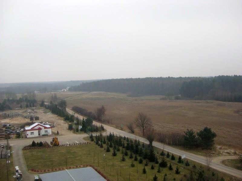 Widok z hałdy w Borówku na Park Krajobrazowy Promno