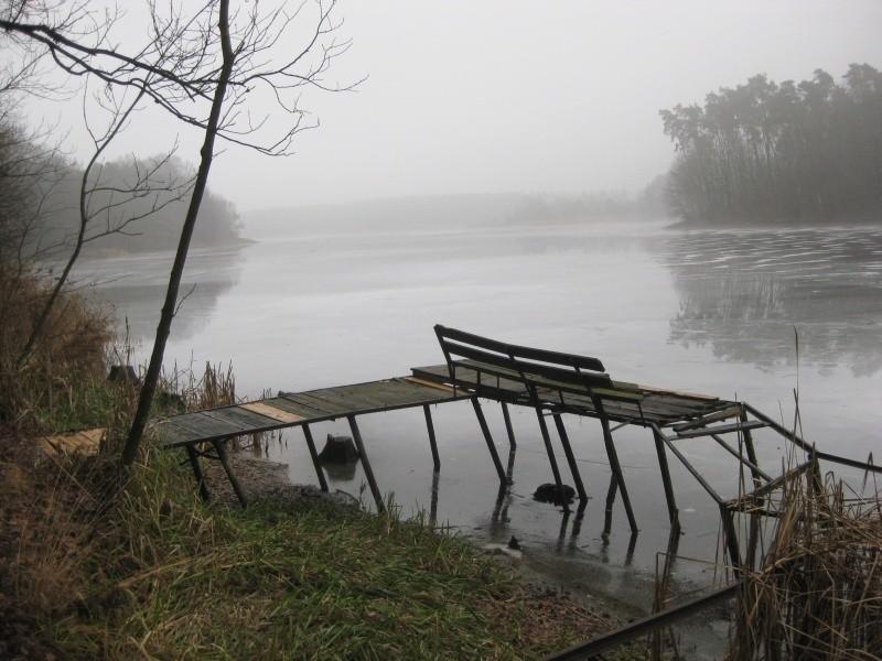 Jezioro Kowalskie - topniejący lód