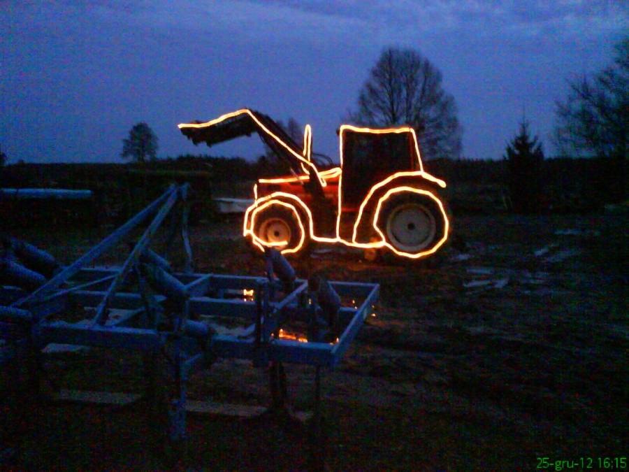 Traktor - choinka :D