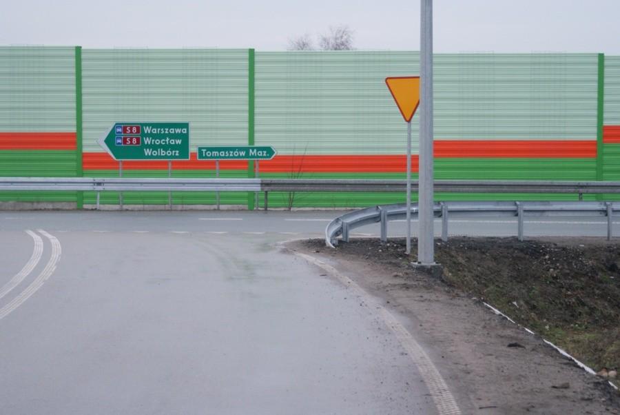 zjeżdżam z serwisówki koło S8