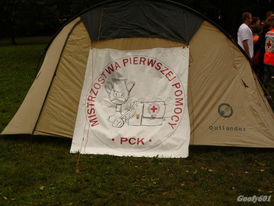 Namiot pierwszopomocny.