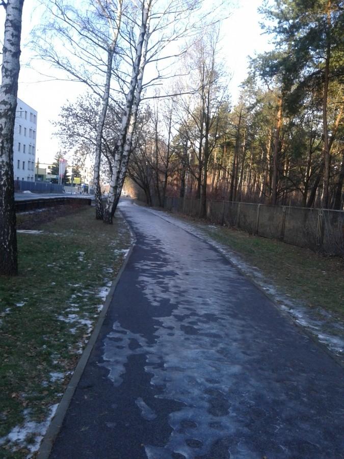 DDR przy Kocjana. Tędy już przejechałam