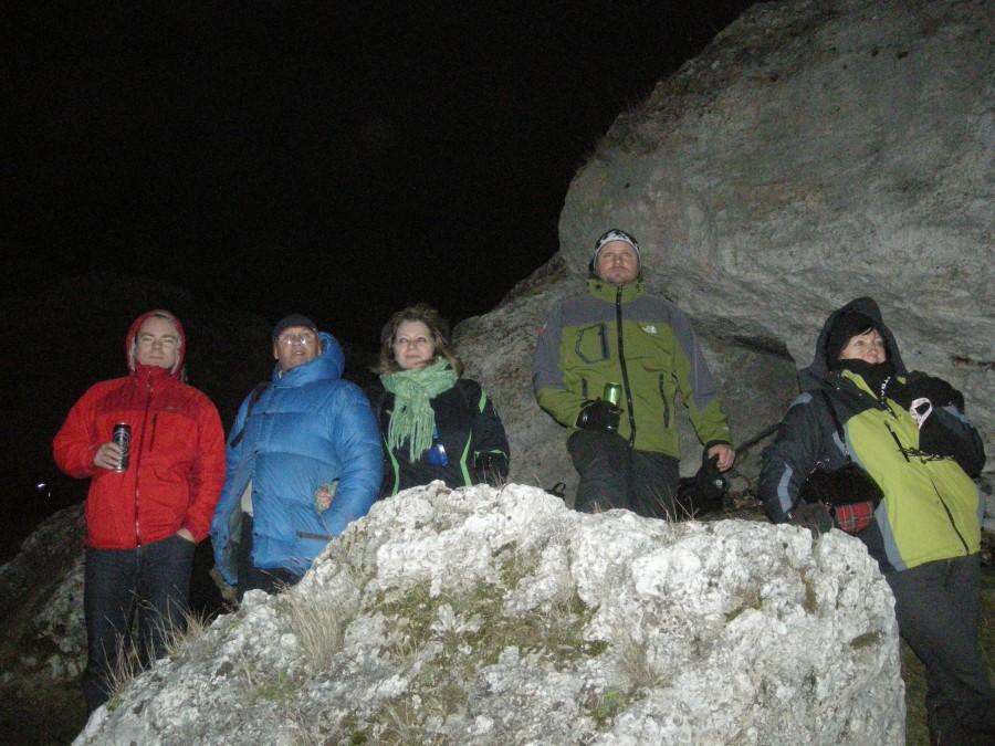 Sylwester 2012 - na skałkach w Olsztynie