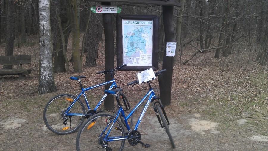 Styczniowa przejażdżka na oriętacje z mapą Łagiewnik