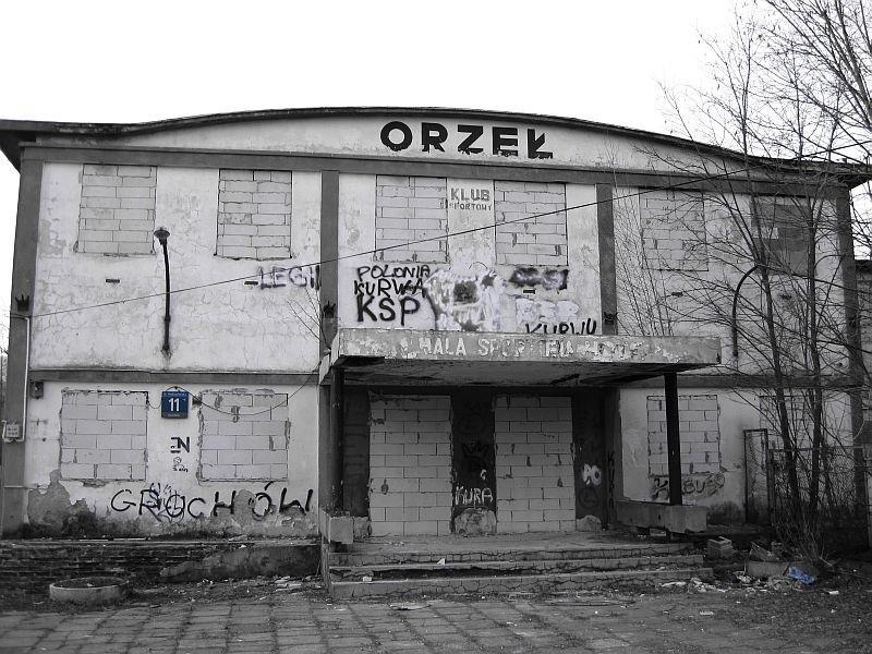 Pozostałości po klubie sportowym "Orzeł"