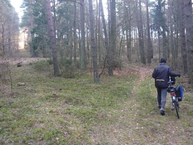 W tym miejscu turystyka rowerowa musiała ustąpić pieszej