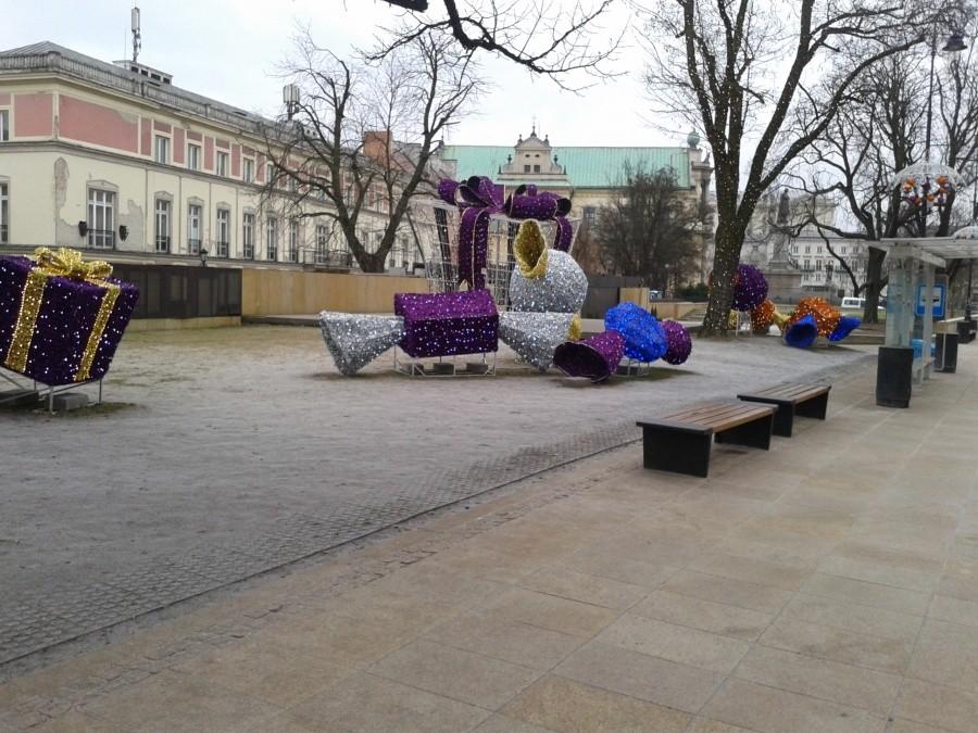 Świąteczne dekoracje na Krakowskim Przedmieściu
