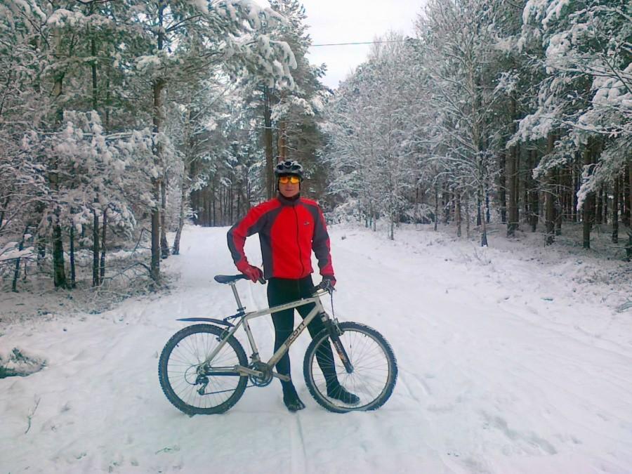 Zimowe MTB.