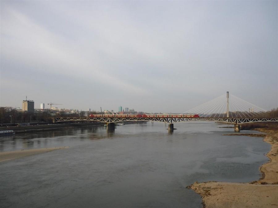 Widok na most średnicowy z "Poniatoszczaka"