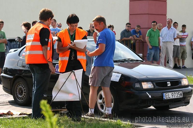 Sędzia startu CH RETKINIA zapis wyniku załogi