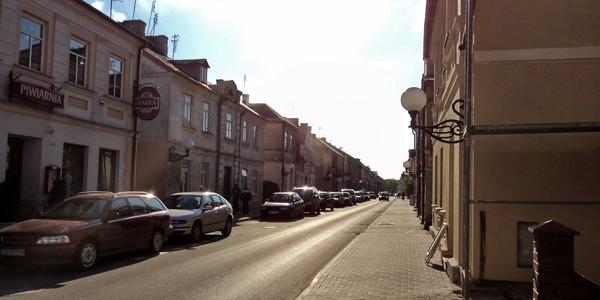 Kamienice przy ulicy Moniuszki w Białej Podlaskiej