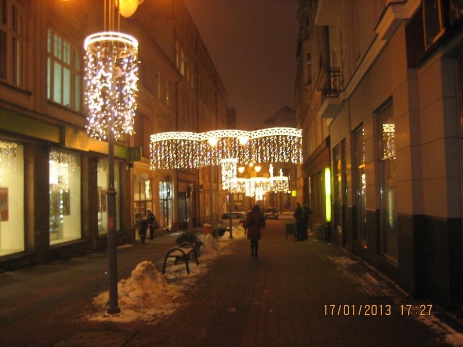 ulica Dyrekcyjna (w głębi Teatr Śląski)