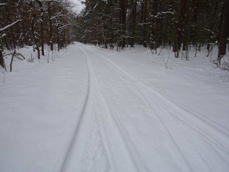 Piękne koleiny na Wierszowskiej Drodze