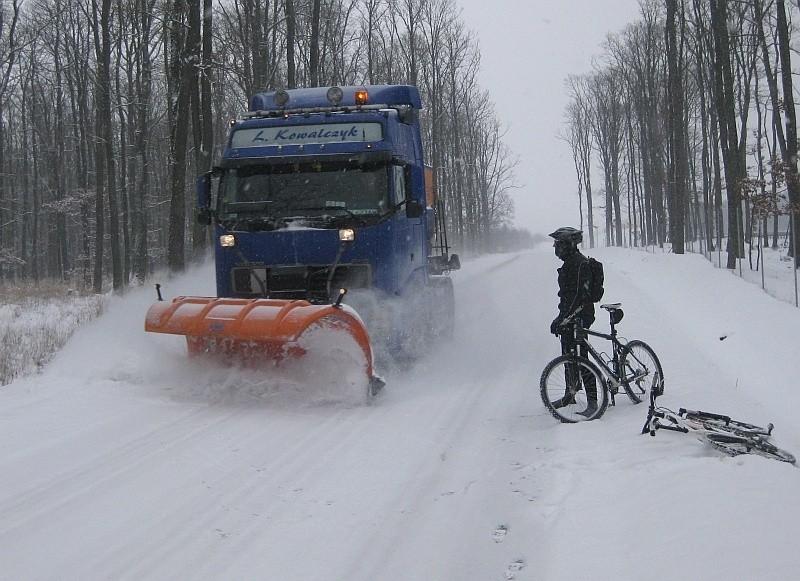 Pługów dziś nie brakowało na drogach