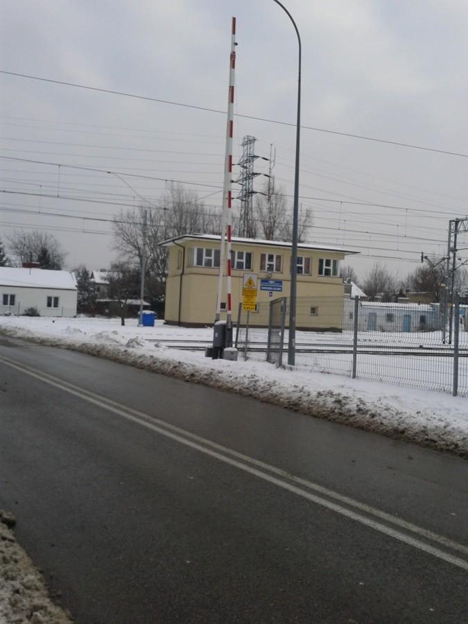 Przejazd kolejowy na Strąkowej