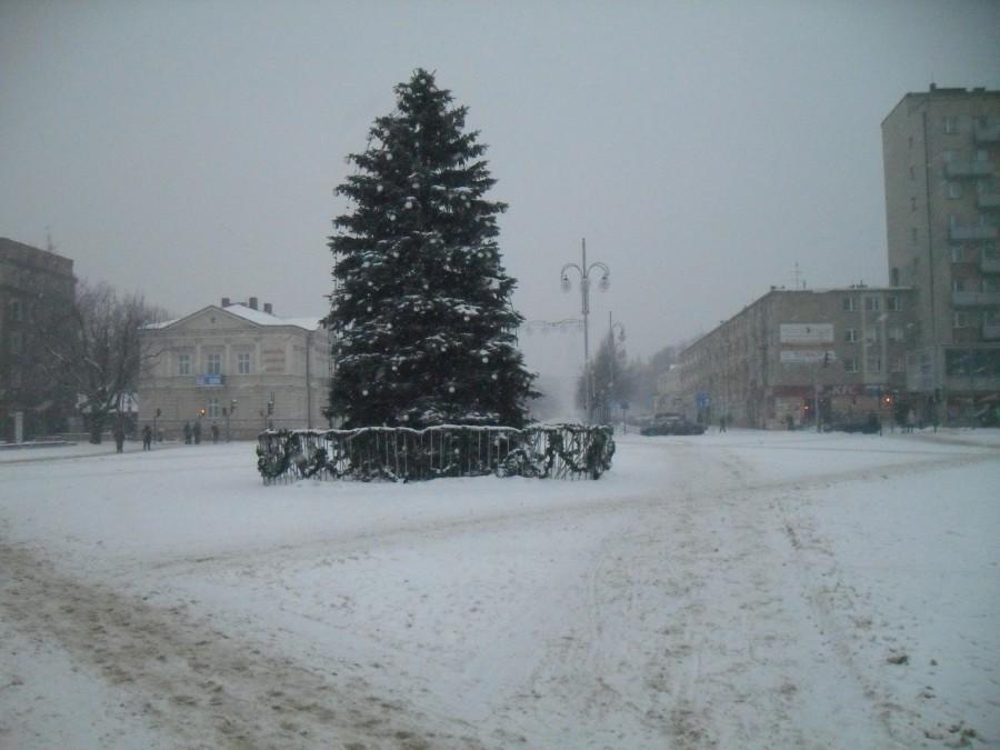 znowu śnieg na bieganie