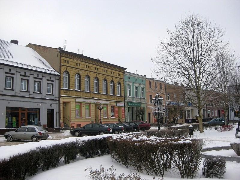 Pobiedziska - kamienice na Rynku
