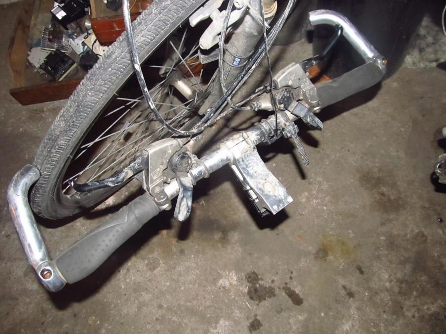 500 m od domu przy prędkości 40 kmh, na szczęście pod górkę