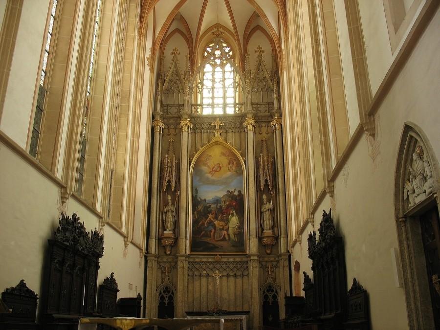Kroměříž – wnętrze kościoła św. Maurycego