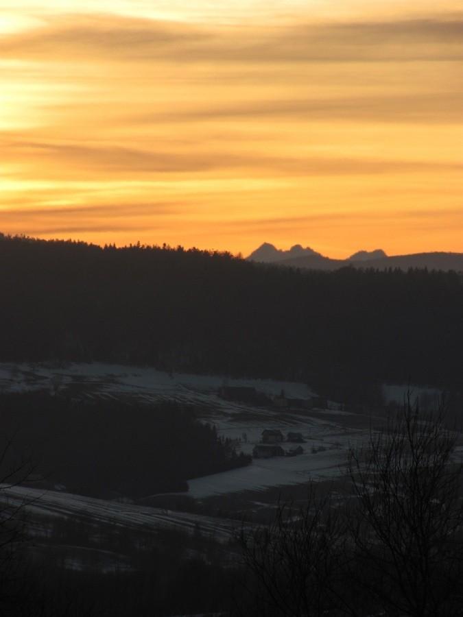 Tatry jak zawsze znad Łosia