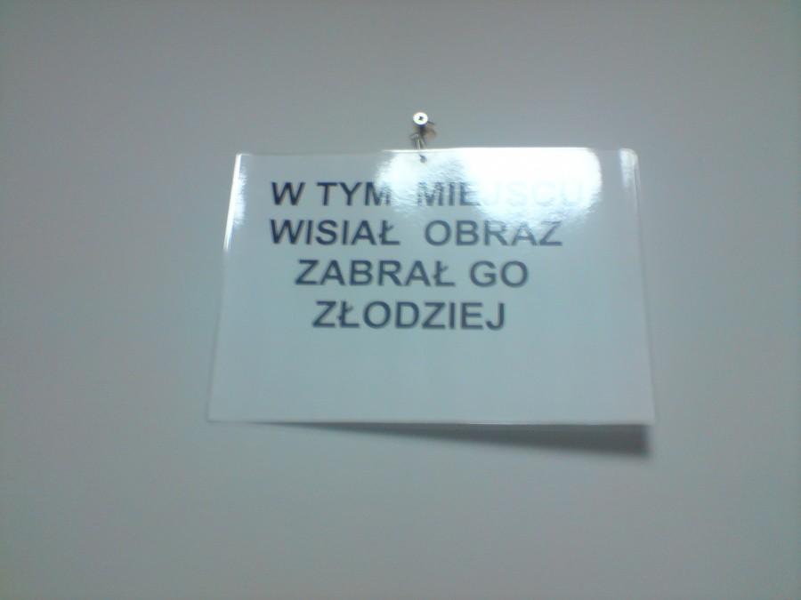Ogłoszenie szpitalne