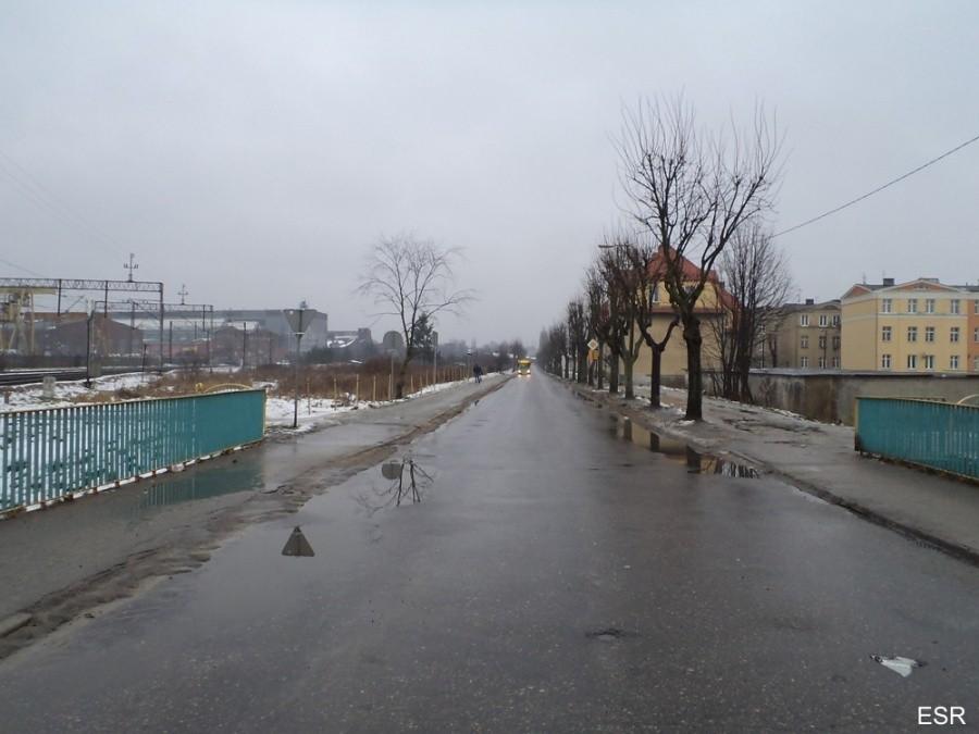ulica Fredry - rzut zemstowy od Malborskiej