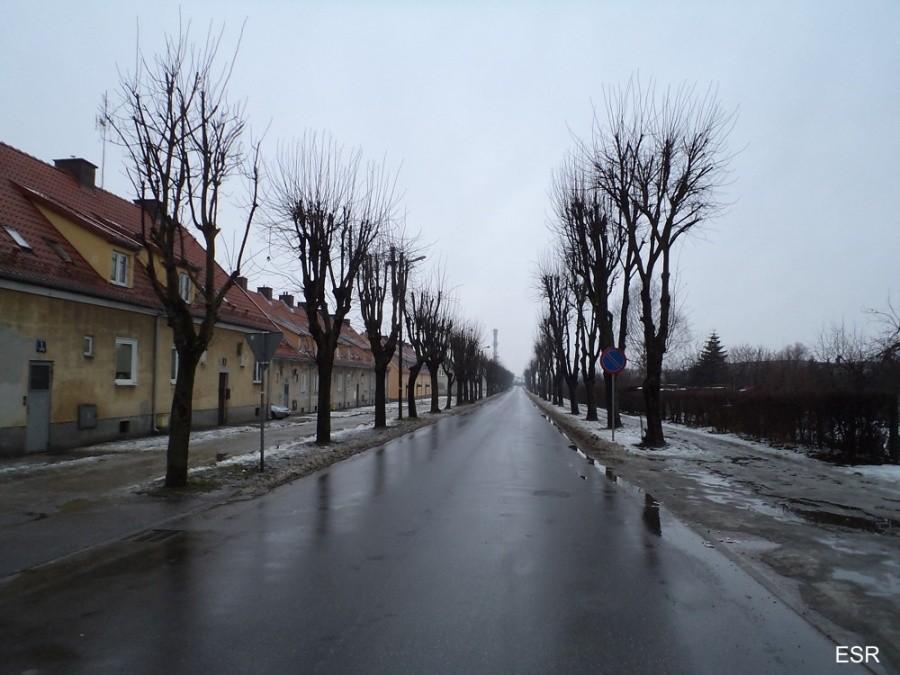 ulica Fredry - rzut zemstowy od Lotniczej