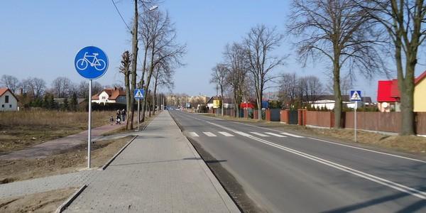 Ścieżka rowerowa przy ulicy Zahajkowskiej w Międzyrzecu Podlaskim