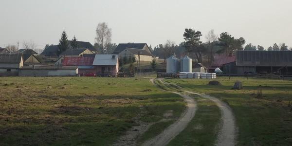 Zabudowania wsi Gnojno