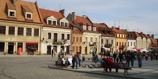 Kamieniczki przy Rynku w Sandomierzu