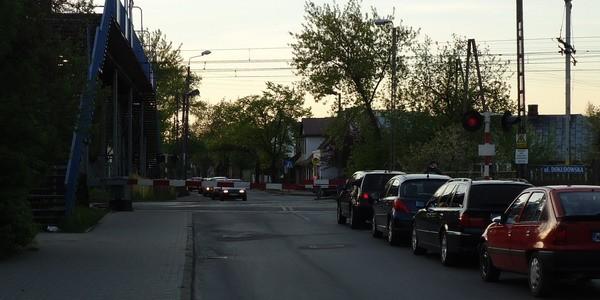 Przejazd kolejowy na ulicy Łomaskiej