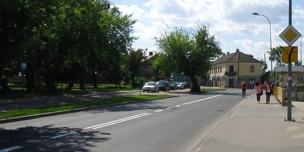Biała Podlaska. Ulica Nowa przy dworcu autobusowym