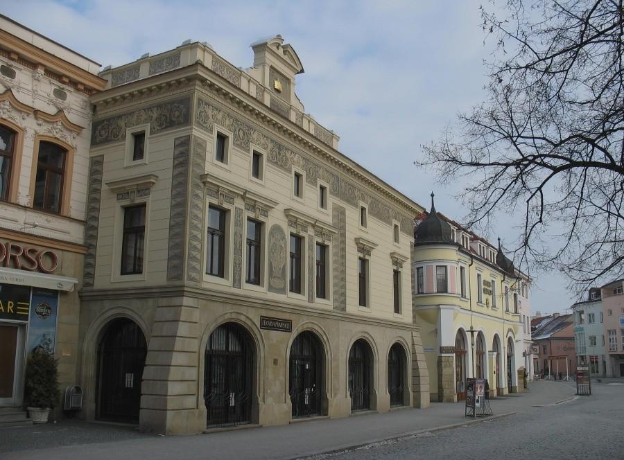 Uherské Hradiště - kamienice na Masarykovo náměstí