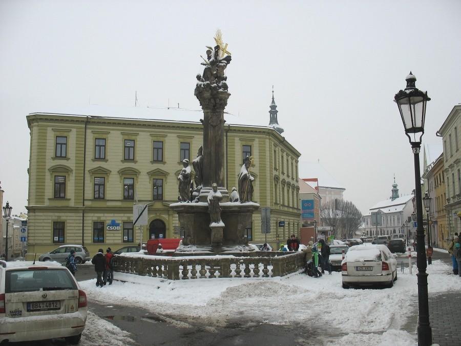 Kroměříž – kolumna św. Trójcy na Riegrovo náměstí