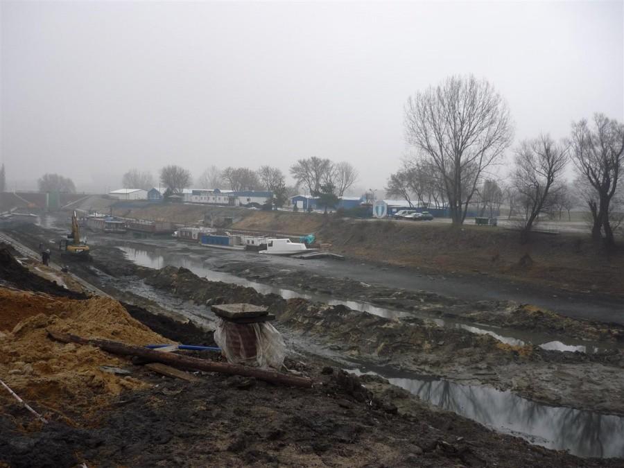 Księżycowy krajobraz nad Wisłą