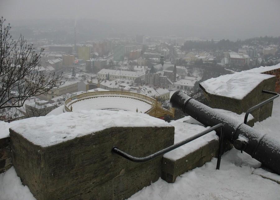 Widok z murów Twierdzy Špilberk
