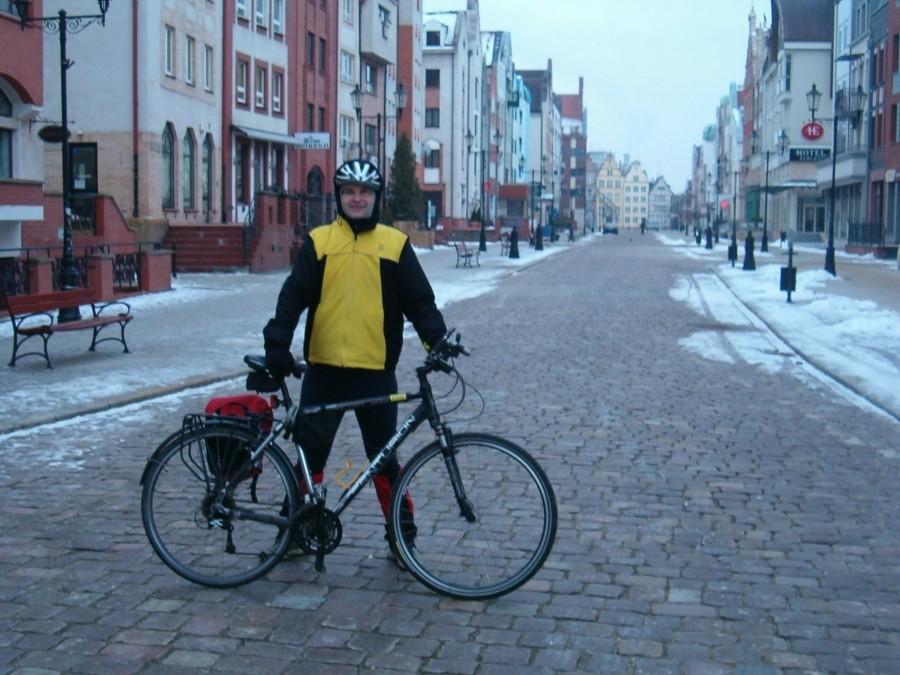 09-02-2013.Moje zdjęcie na uliczce z widokiem na Starówkę Elbląską.