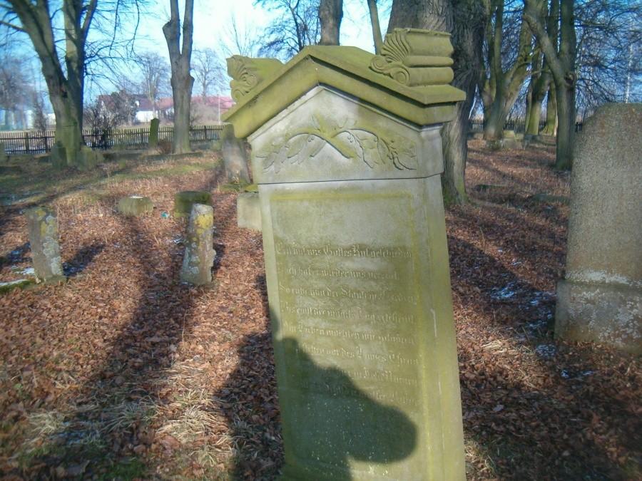 09-02-2013. Jeden z pomników na Cmentarzu Mennonickim w Stogach pod Malborkiem.