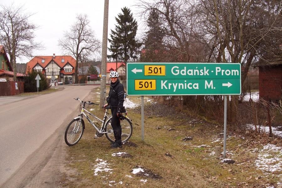 Dojeżdżamy do Mikoszewa.
