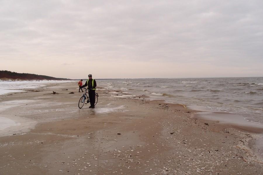 Jazda po plaży – było ślisko