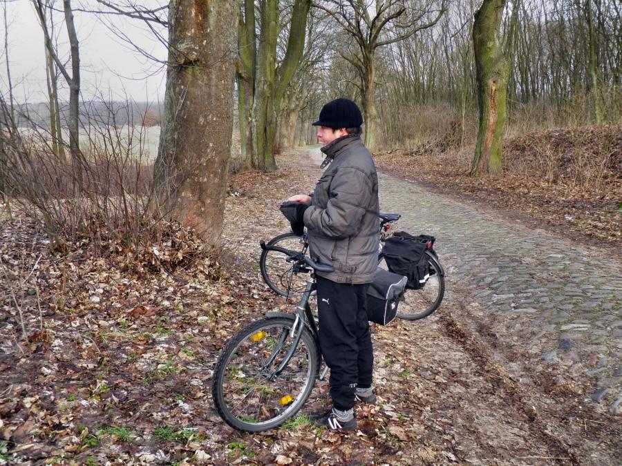 Krótka przerwa w jeździe na podziwianie okolicy.