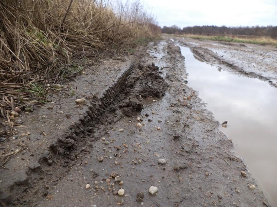 Było trochę walki w błocie