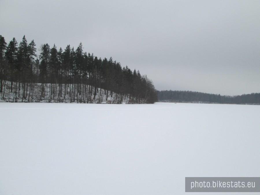 Jezioro Białe okolice Pomieczyńskiej Huty