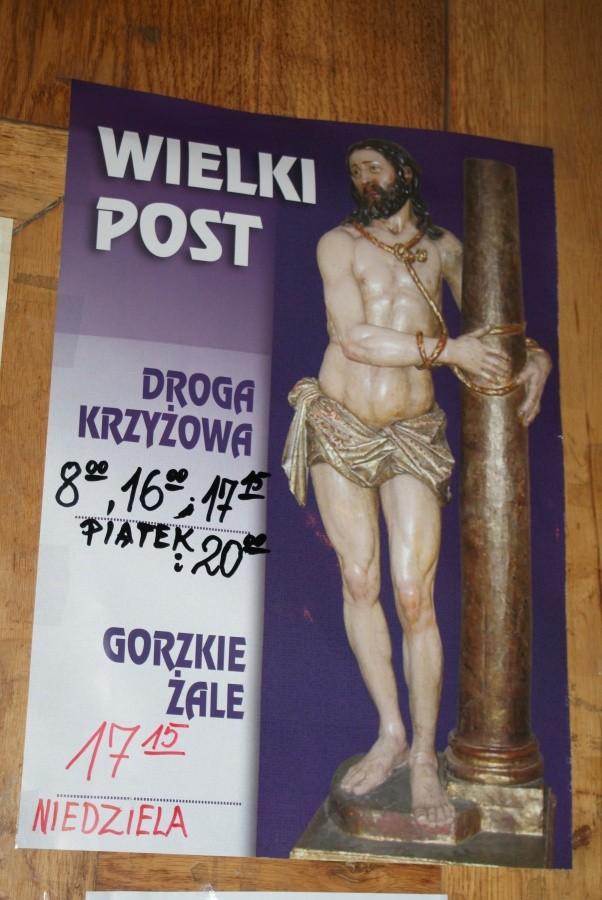 na 20.00 na drogę krzyżową