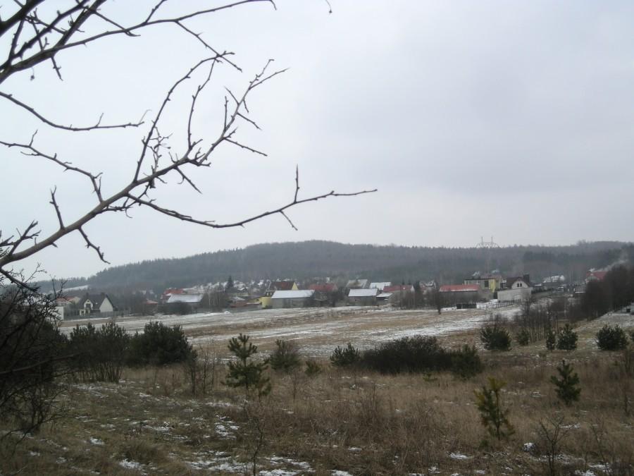 Widok na Srocko z Dużej Maryśki